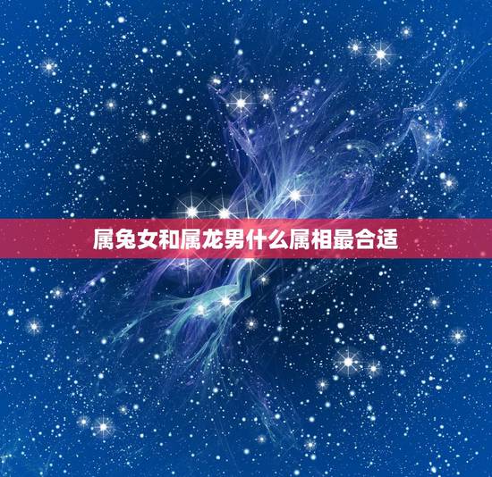属兔女和属龙男什么属相最合适，属兔女和属龙男婚配合适么？