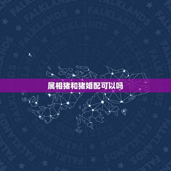 属相猪和猪婚配可以吗，生肖猪与猪婚配合吗