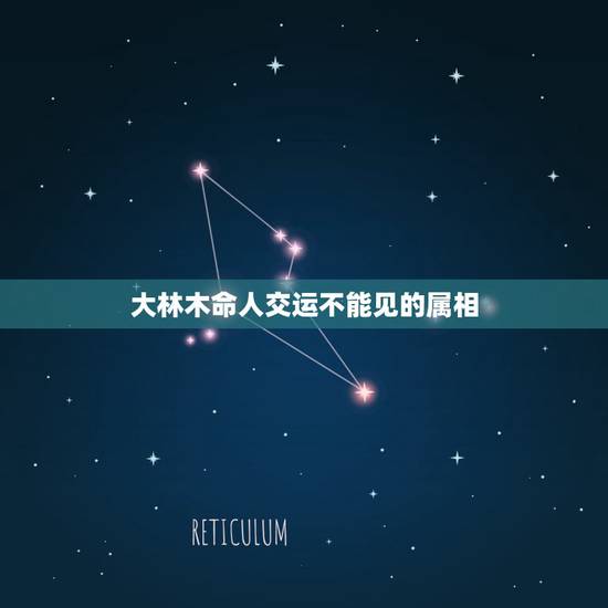 大林木命人交运不能见的属相,交运对忌讳的属相,见该属相的人,或者与该属 大林木命人交运不能见的属相,交运对忌讳的属相,见该属相的人,或者与该属