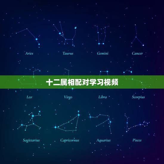 十二属相配对学习视频,生肖配对是怎么配的? 十二属相配对学习视频,生肖配对是怎么配的?