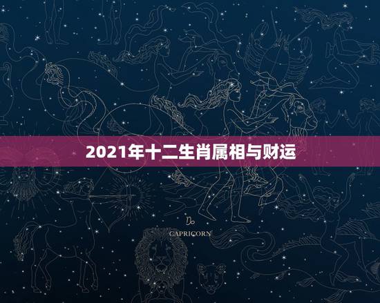2021年十二生肖属相与财运,十二生肖运程2021年运势每月运程 2021年十二生肖属相与财运,十二生肖运程2021年运势每月运程