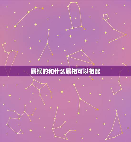 属猴的和什么属相可以相配，猴跟什么生肖配对更好