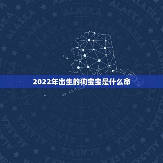 2022年出生的狗宝宝是什么命,2022年是什么命 2022年出生的狗宝宝是什么命,2022年是什么命