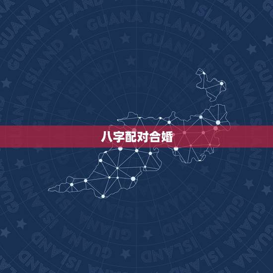八字配对合婚，八字配对