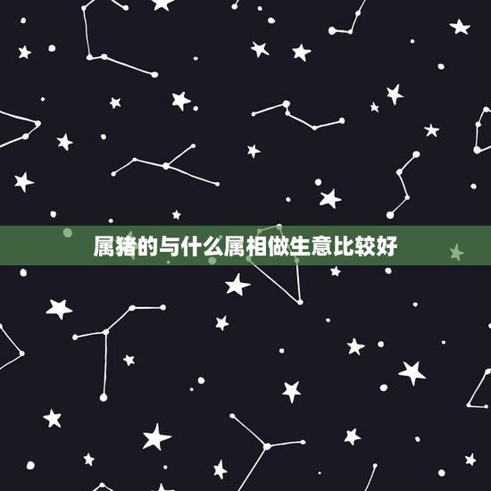 属猪的与什么属相做生意比较好,2015年属猪的和什么属相在一起做生意财 属猪的与什么属相做生意比较好,2015年属猪的和什么属相在一起做生意财