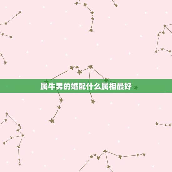 属牛男的婚配什么属相最好，属牛的，属相和哪个属相最配？