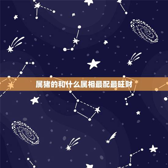 属猪的和什么属相最配最旺财,属猪的与哪些属相婚配最好 属猪的和什么属相最配最旺财,属猪的与哪些属相婚配最好