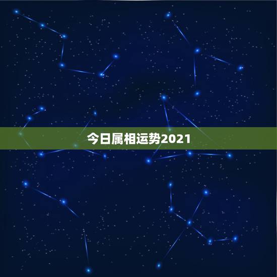 今日属相运势2021，2021年生肖运势大全