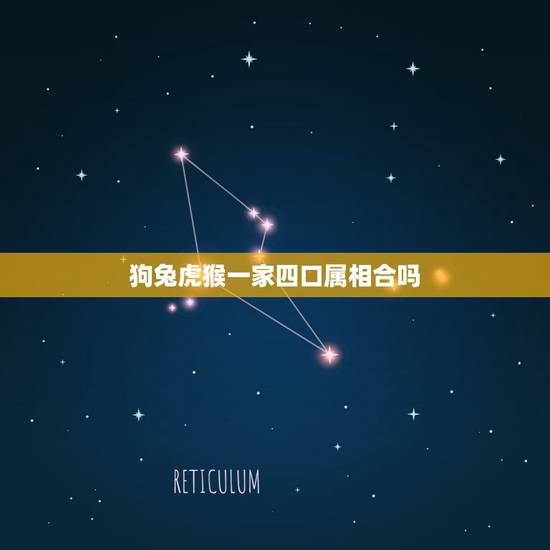 狗兔虎猴一家四口属相合吗,一家四口属相有虎牛马鼠好吗? 狗兔虎猴一家四口属相合吗,一家四口属相有虎牛马鼠好吗?