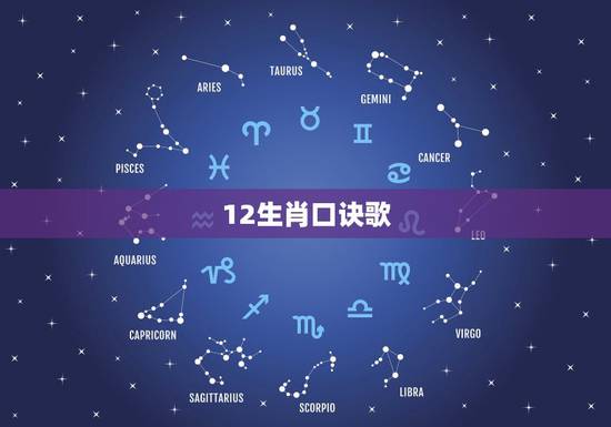 12生肖口诀歌，十二生肖的口诀怎么背呀？