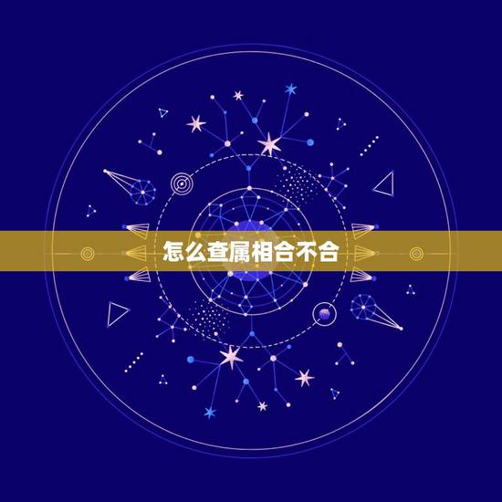怎么查属相合不合,属相合不合 怎么查属相合不合,属相合不合