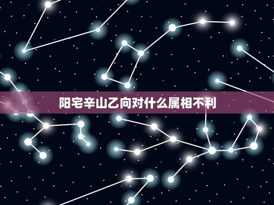 阳宅辛山乙向对什么属相不利,2023辛山乙向大利月? 阳宅辛山乙向对什么属相不利,2023辛山乙向大利月?
