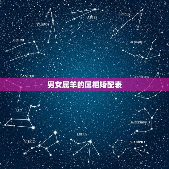 男女属羊的属相婚配表，属羊的今年多大 和什么属相最配 属羊的属相婚配表