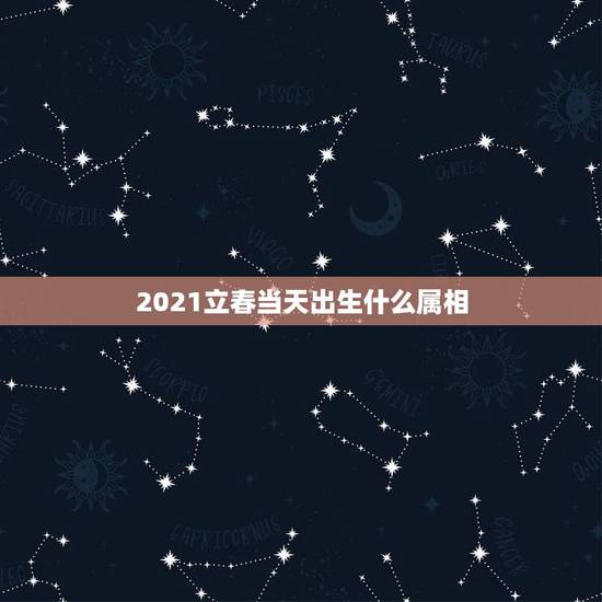 2021立春当天出生什么属相，2021年立春后生的孩子属什么