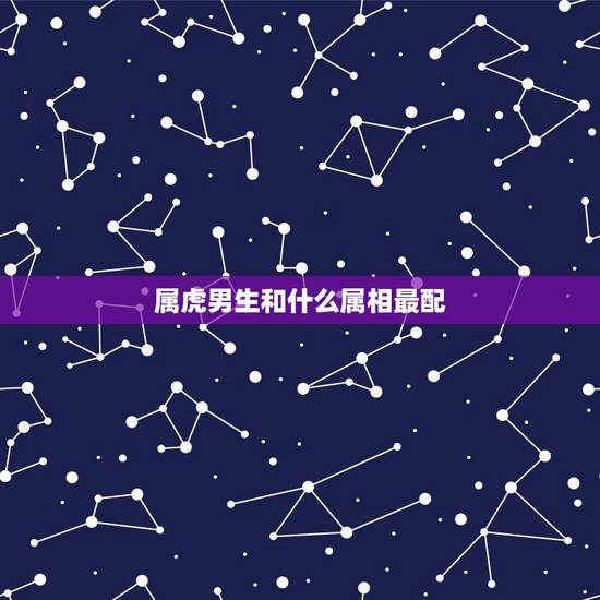 属虎男生和什么属相最配，属虎男更佳婚配属相