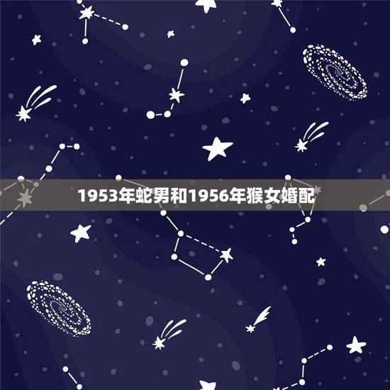 1953年蛇男和1956年猴女婚配，请问各位92年属猴女跟89属蛇男相