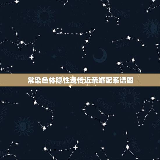 常染色体隐性遗传近亲婚配系谱图,举例说明常染色体隐性遗传的特点。求解。 常染色体隐性遗传近亲婚配系谱图,举例说明常染色体隐性遗传的特点。求解。
