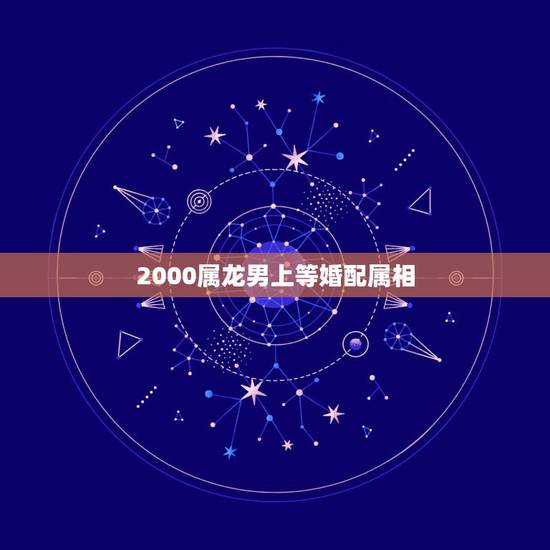 2000属龙男上等婚配属相，属龙男和什么属相最配
