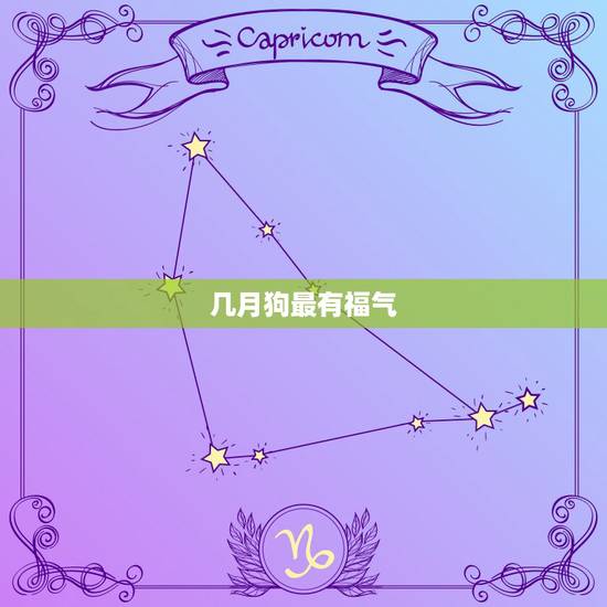 几月狗最有福气,属狗男哪个月最有福气 几月狗最有福气,属狗男哪个月最有福气