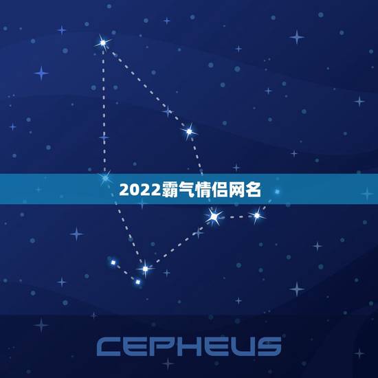 2022霸气情侣网名，2023精选个性情侣网名