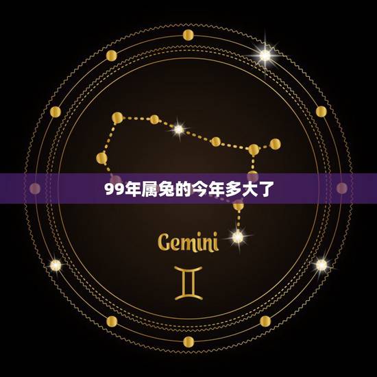 99年属兔的今年多大了，属兔的今年多大了2022