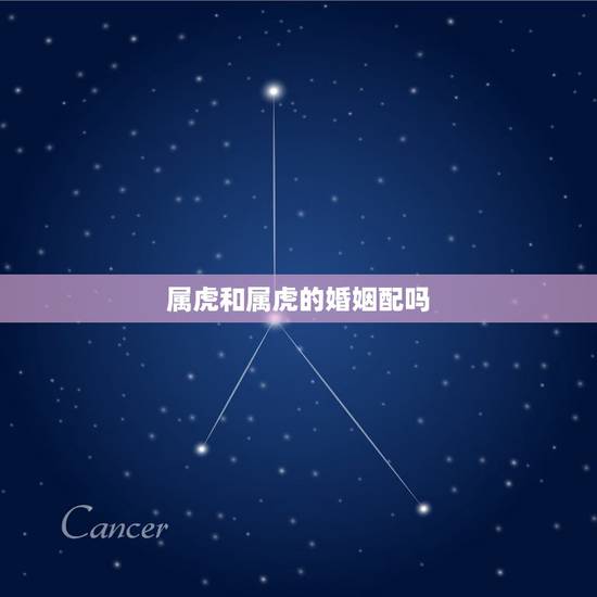 属虎和属虎的婚姻配吗,属虎的能和属虎的人婚配吗? 属虎和属虎的婚姻配吗,属虎的能和属虎的人婚配吗?