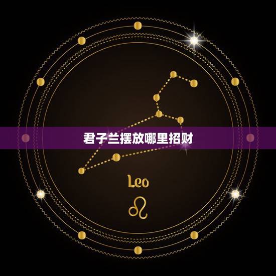 君子兰摆放哪里招财，君子兰风水寓意是什么，君子兰要怎么用在风水中