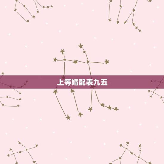上等婚配表九五，95年属猪的姻缘在哪年