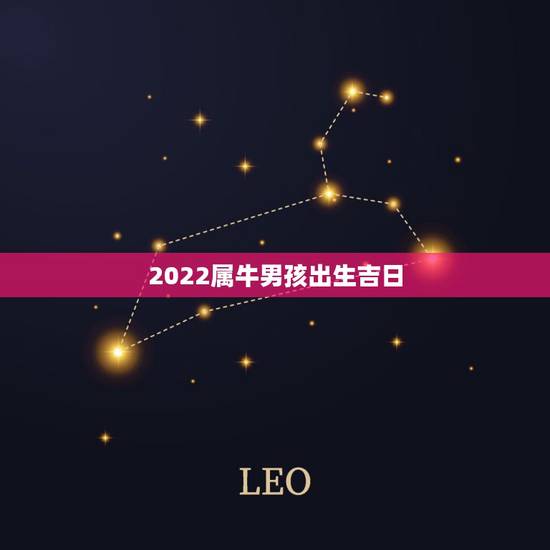2022属牛男孩出生吉日，73年属牛在2022年怎么样