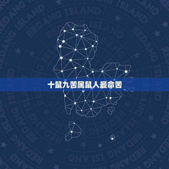 十鼠九苦属鼠人最命苦,属鼠的人命为什么这么不好 十鼠九苦属鼠人最命苦,属鼠的人命为什么这么不好