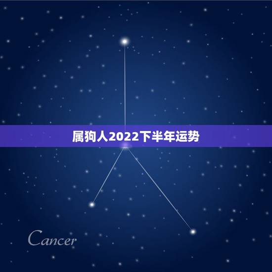 属狗人2022下半年运势，2021属狗下半年运势？