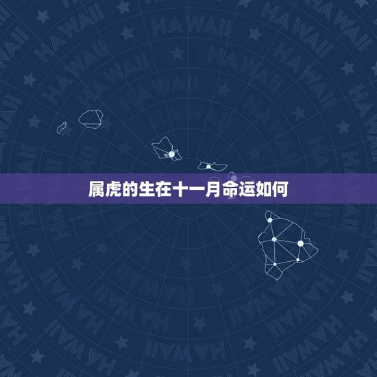 属虎的生在十一月命运如何,属虎的哪个出生日最差 属虎的生在十一月命运如何,属虎的哪个出生日最差