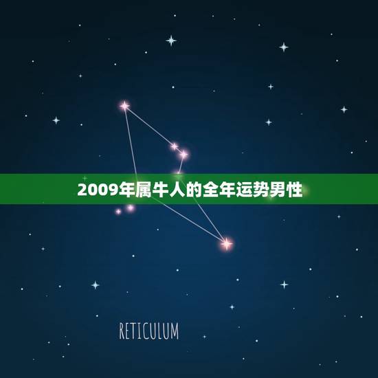 2009年属牛人的全年运势男性，09年属牛一生运势的是什么命