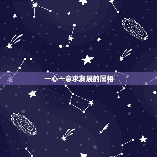 一心一意求发展的属相，一心一意的生肖有哪些