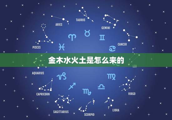 金木水火土是怎么来的，五行的金木水火土，是怎么来的