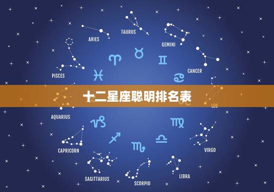 十二星座聪明排名表,12星座的自信排名表和IQ排名表,谁知道呀? 十二星座聪明排名表,12星座的自信排名表和IQ排名表,谁知道呀?