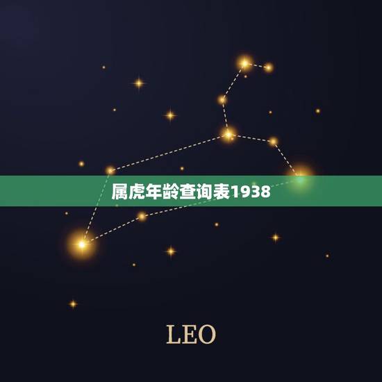 属虎年龄查询表1938,属虎人一生最旺3个人 属虎年龄查询表1938,属虎人一生最旺3个人