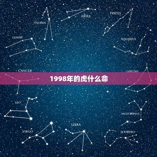 1998年的虎什么命，1998年属虎的人什么命