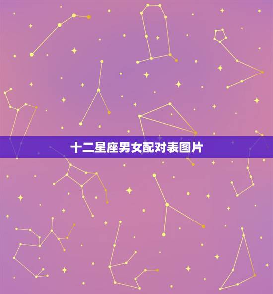 十二星座男女配对表图片,十二星座的配对 十二星座男女配对表图片,十二星座的配对