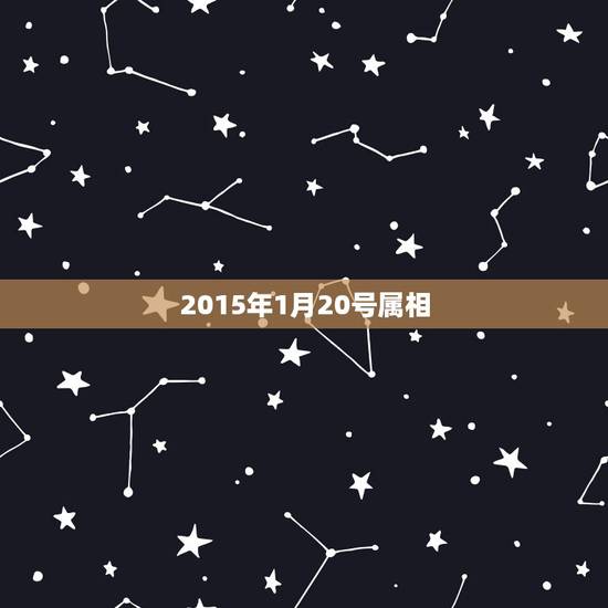 2015年1月20号属相，2017年公农1月20号什么属相
