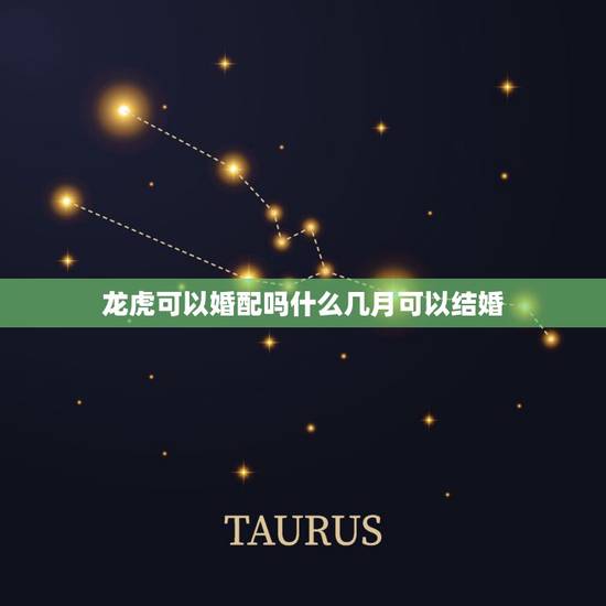 龙虎可以婚配吗什么几月可以结婚，龙虎能结婚吗？