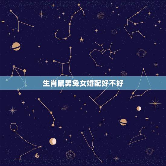 生肖鼠男兔女婚配好不好，男属鼠和女属兔，相配吗？