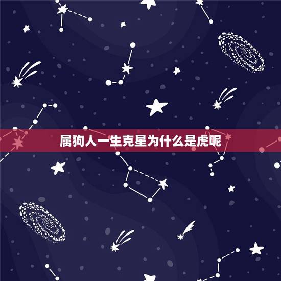 属狗人一生克星为什么是虎呢(介绍狗虎相冲的原因)
