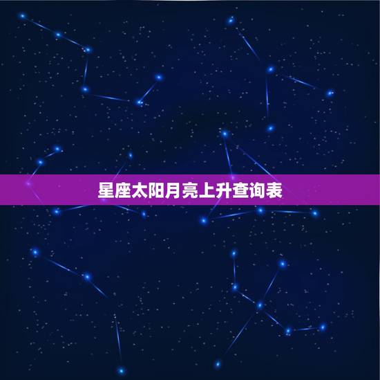 星座太阳月亮上升查询表,如何查询太阳星座上升星座月亮 星座太阳月亮上升查询表,如何查询太阳星座上升星座月亮