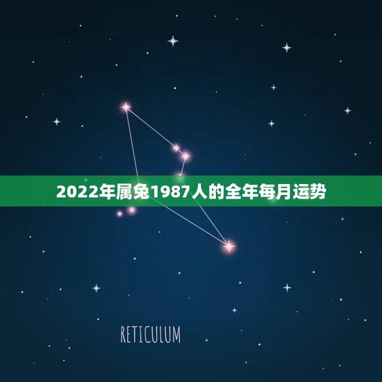 2022年属兔1987人的全年每月运势，属兔的2022年运势怎么样