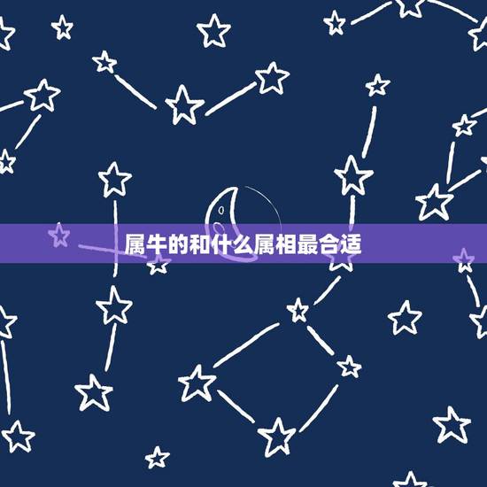 属牛的和什么属相最合适，女生属牛的更佳婚配