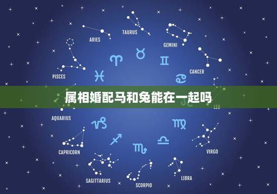 属相婚配马和兔能在一起吗,男兔女马夫妻运势 属相婚配马和兔能在一起吗,男兔女马夫妻运势