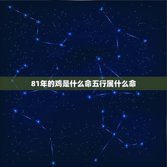 81年的鸡是什么命五行属什么命,81年男鸡的属相 是什么命 81年的鸡是什么命五行属什么命,81年男鸡的属相 是什么命