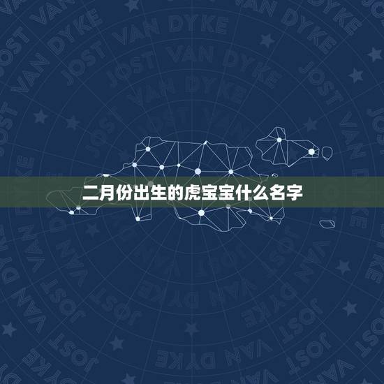 二月份出生的虎宝宝什么名字,虎年出生的宝宝如何取名 二月份出生的虎宝宝什么名字,虎年出生的宝宝如何取名