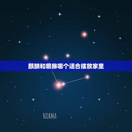 麒麟和貔貅哪个适合摆放家里，家里可以同时摆放麒麟和貔恘吗？